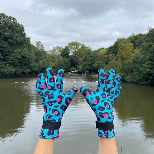 IceBathSocks® - Gloves Leopard