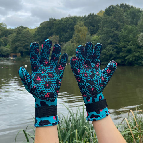 IceBathSocks® - Gloves Leopard